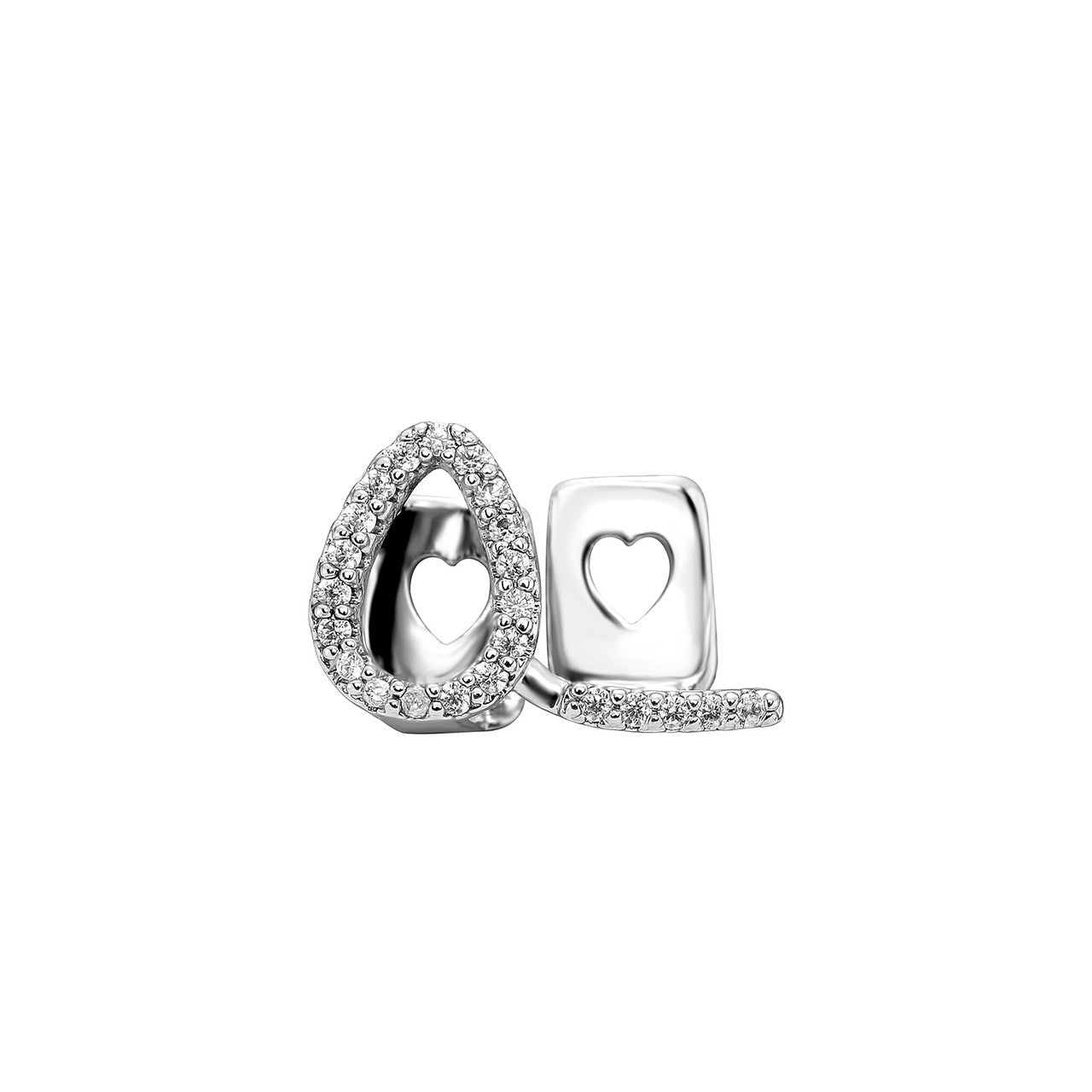 Open Face Teardrop | VVS Diamond CZ Stone Iced Blinged Out Mouth Tooth Teeth Grillz