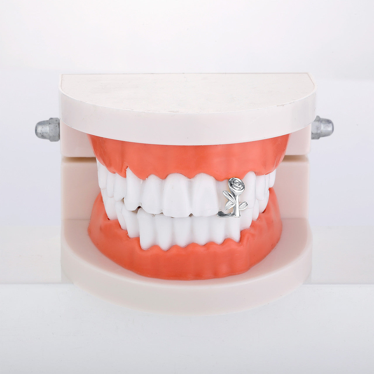 Femme Fatale | Delicate But Deadly 14k Gold 925 Silver Hip Hop Rose Mouth Tooth Teeth Grillz