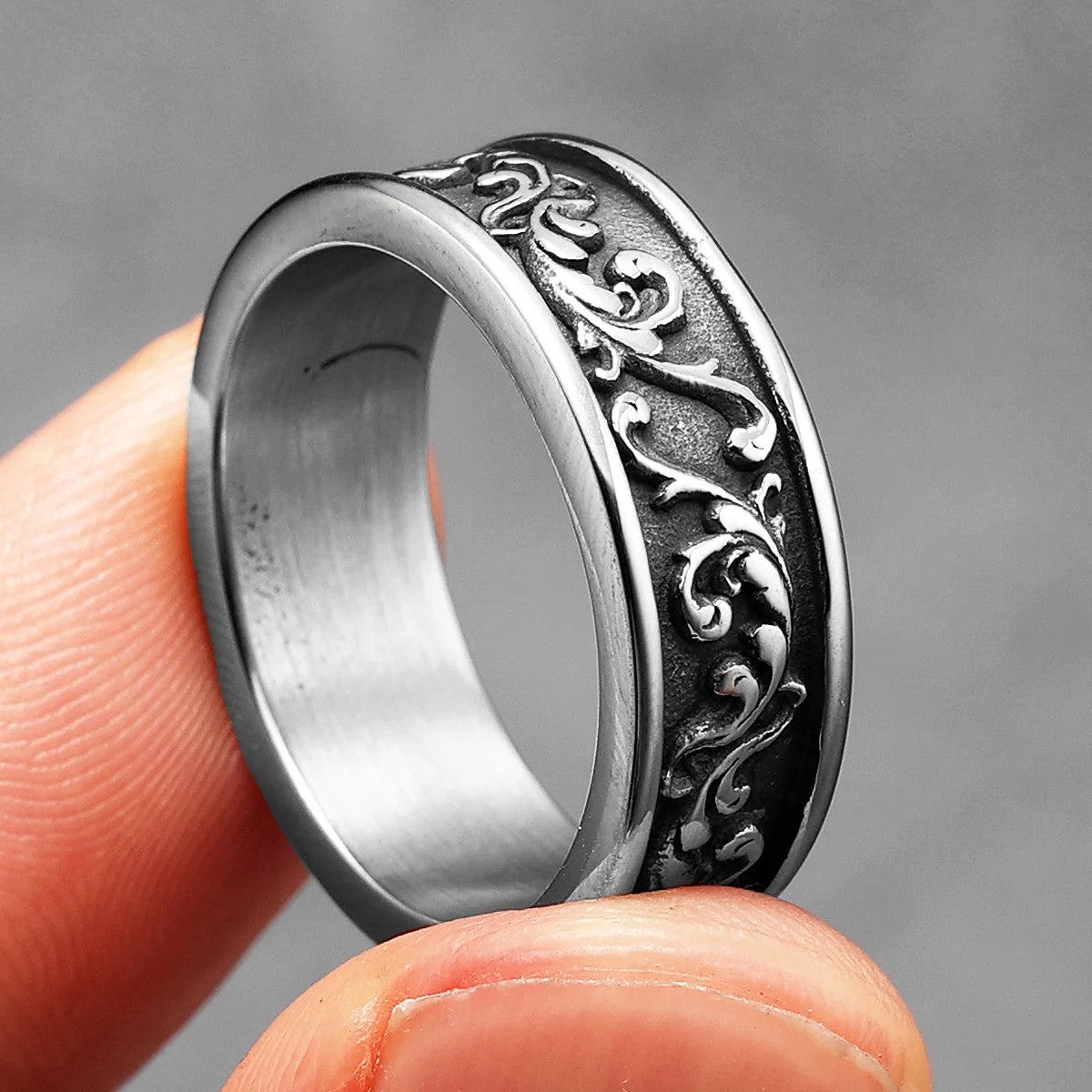 The Wreath | 316L No Fade Stainless Steel Designer Style Flower Wreath Ring