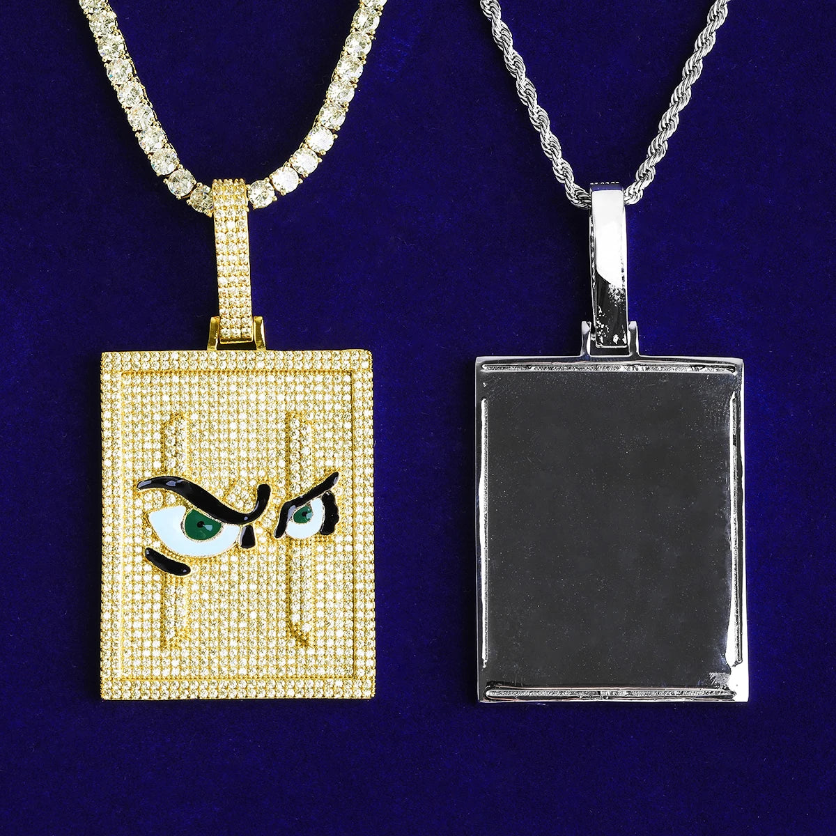 Birds Eye Anime | VVS Diamond CZ 5AA+ Hip Hop Pendant Chan Necklace