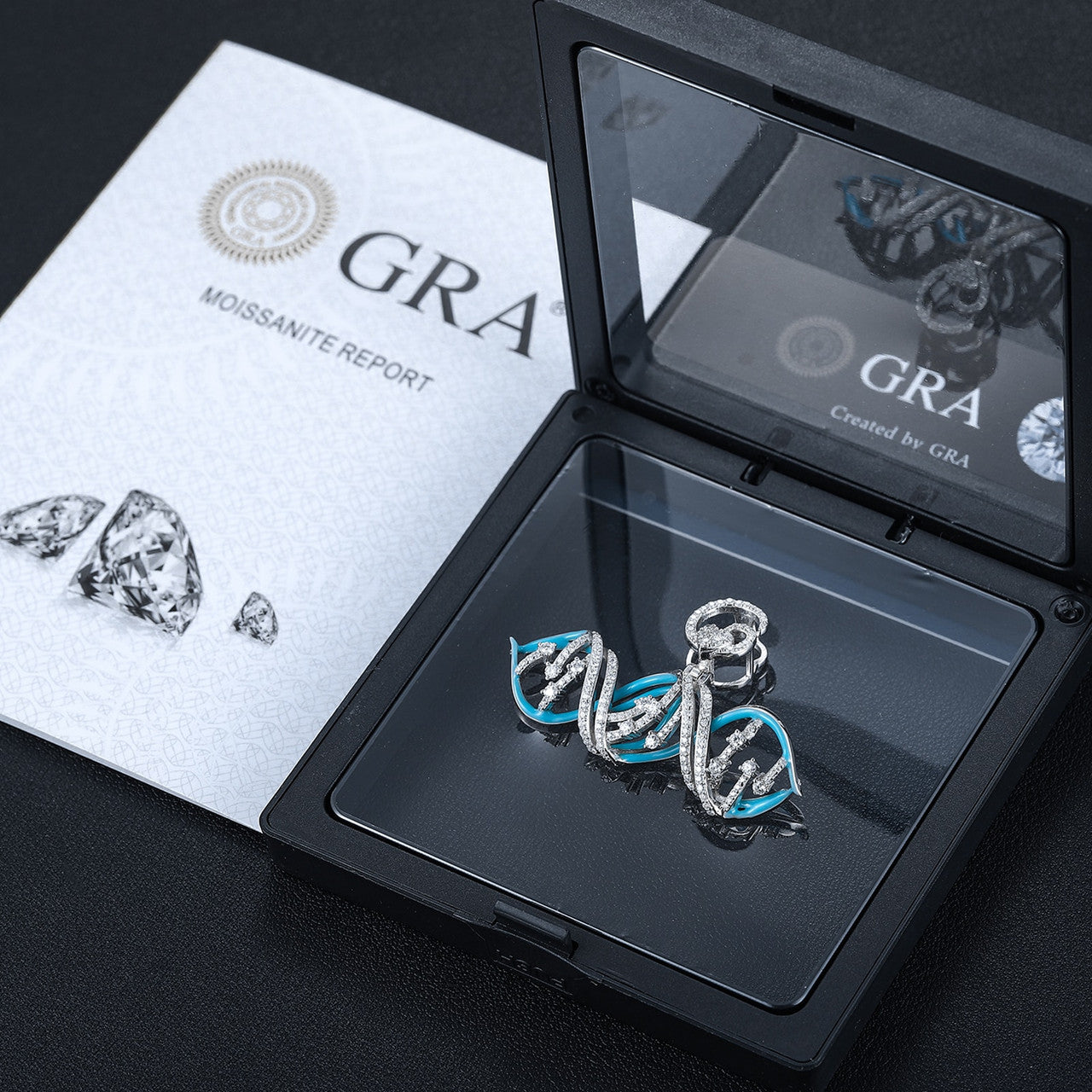 Flooded Ice Genuine VVS Diamond DNA Strand Solid 925 Sterling Silver Pendant