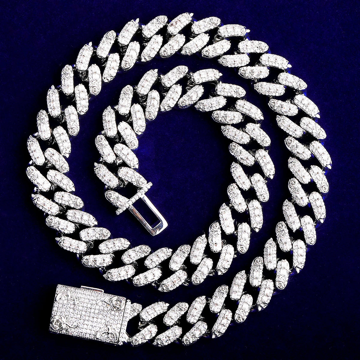 Flora Dove | VVS Diamond CZ Luxury Love Beauty Abundance Miami Cuban Link Chain