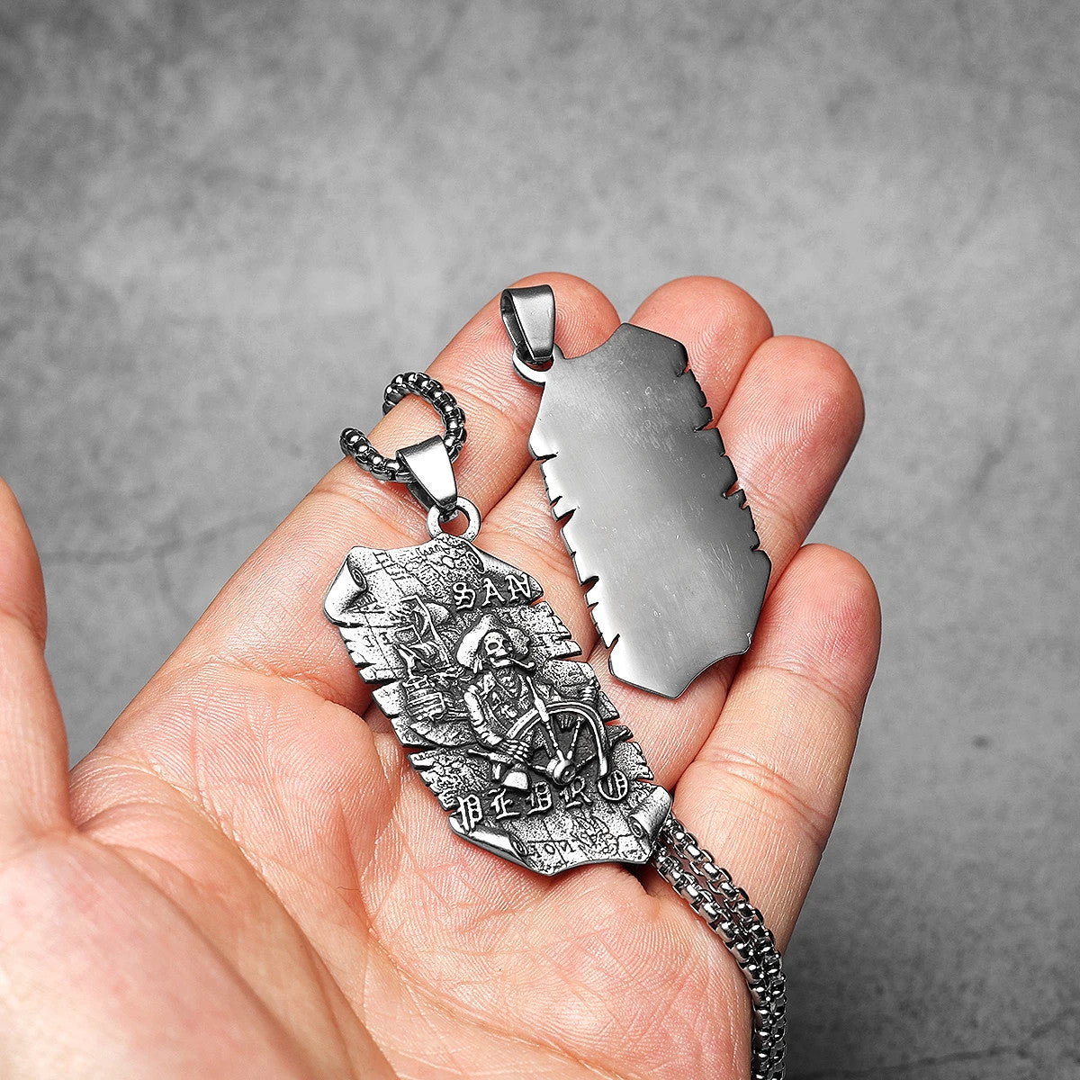 El Capitan | 316L Stainless Steel Pirate Captain San Pedro Street Wear Hip Hop Pendant