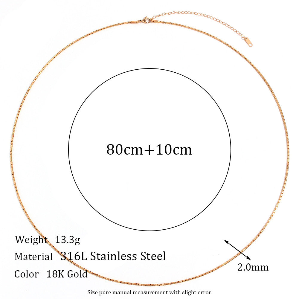 Street Style Summer Beach 18k Gold Waterproof Belly Body Waist Chain