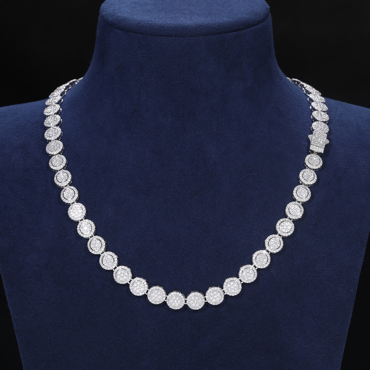 The Diamond Drip | VVS Moissanite Diamond Hip Hop Round 9mm Iced Blinged Out Chain Necklace