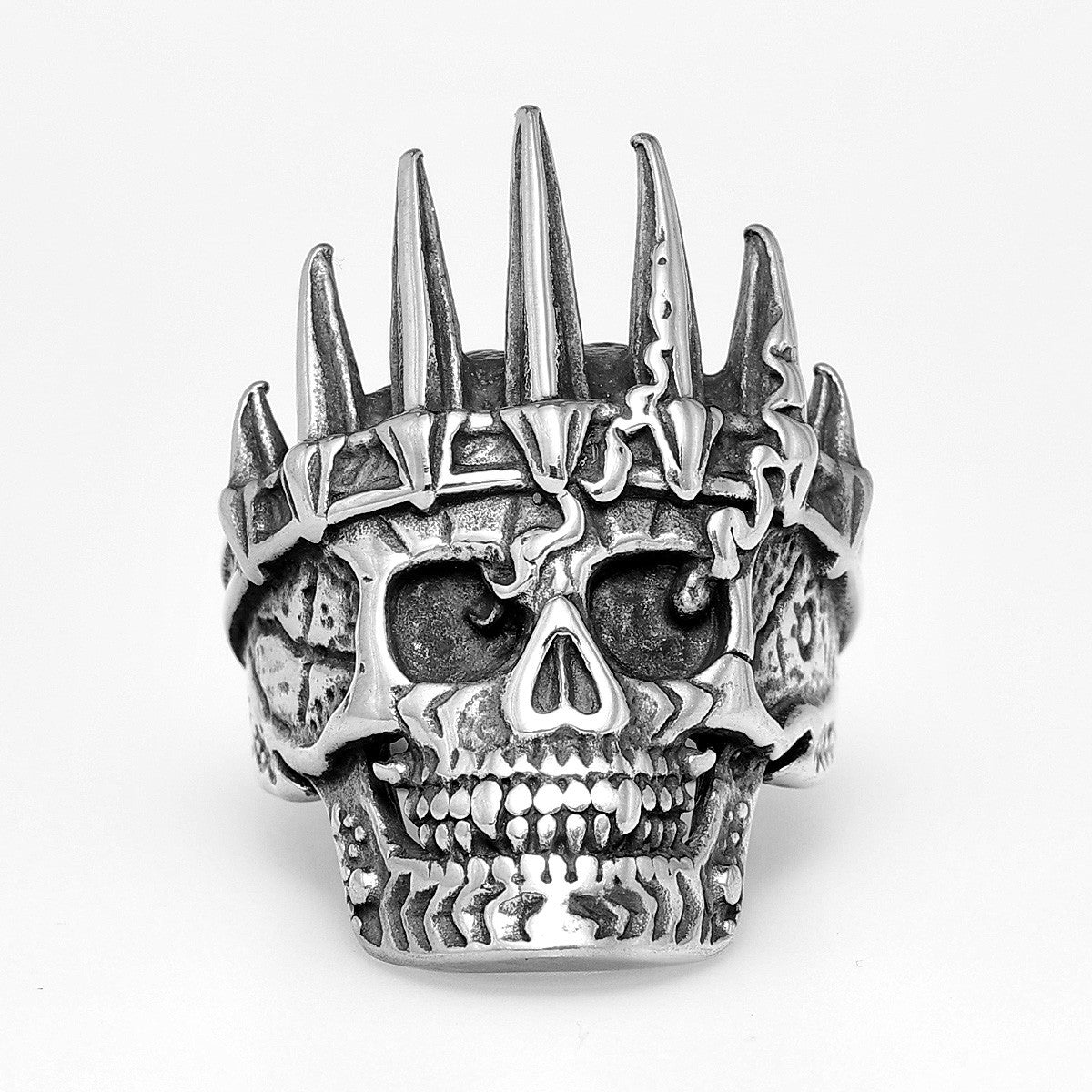 King In Life and Death 316L No Fade Stainless Steel Street Wear Rings