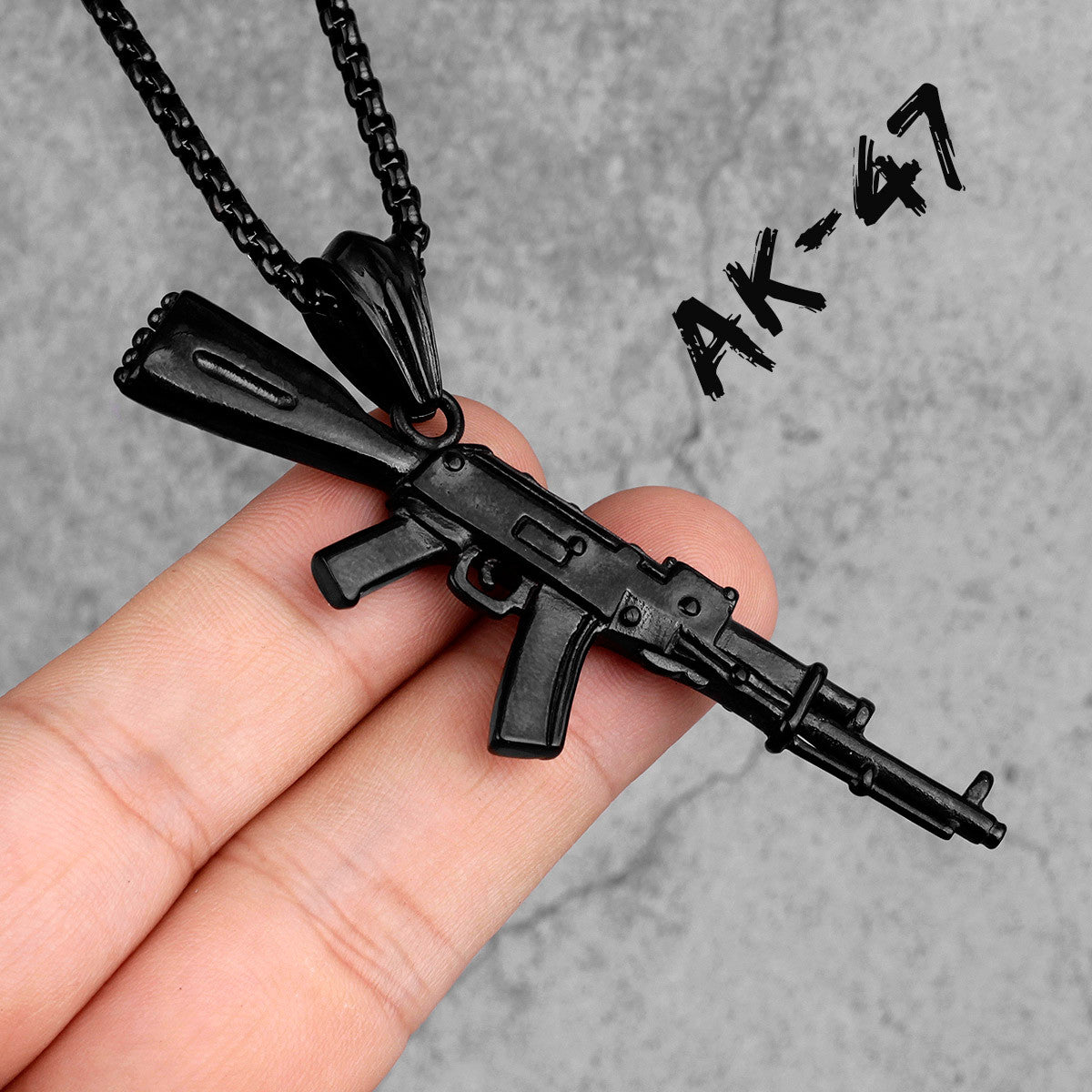 Locked Loaded | 316L Stainless Steel Hip Hop Chain Street Wear Gun Series Pendants