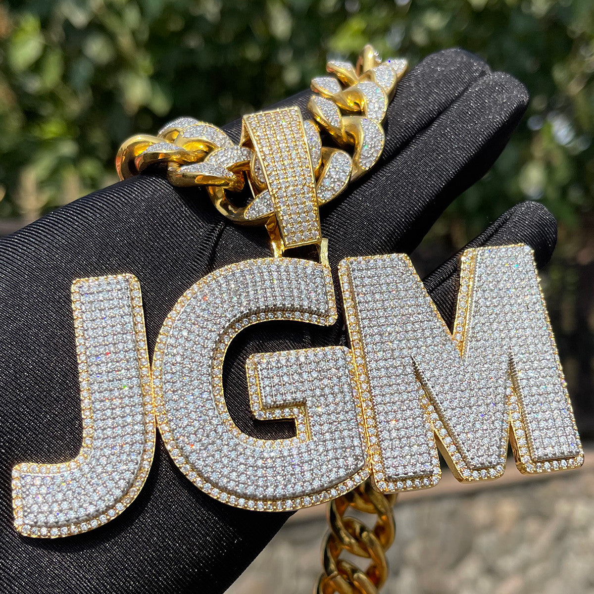 IcedGrail | Personalized Prong Set VVS Diamond CZ Custom Made Hip Hop Pendant