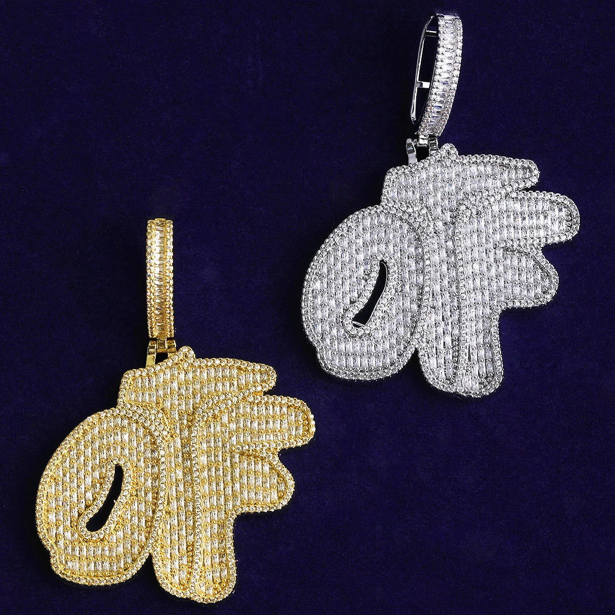 OTF | VVS 5AA+ Diamond CZ Only The Family Hip Hop Pendant Chain