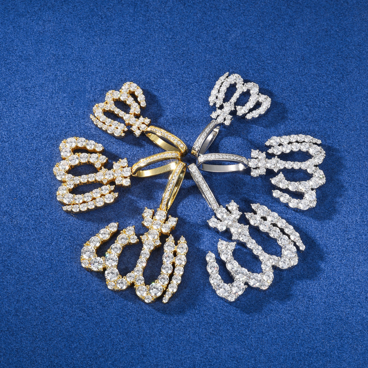 Allah The Almighty | Solid Silver Genuine Mossanite Diamond Spiritual Hip Hop Pendant