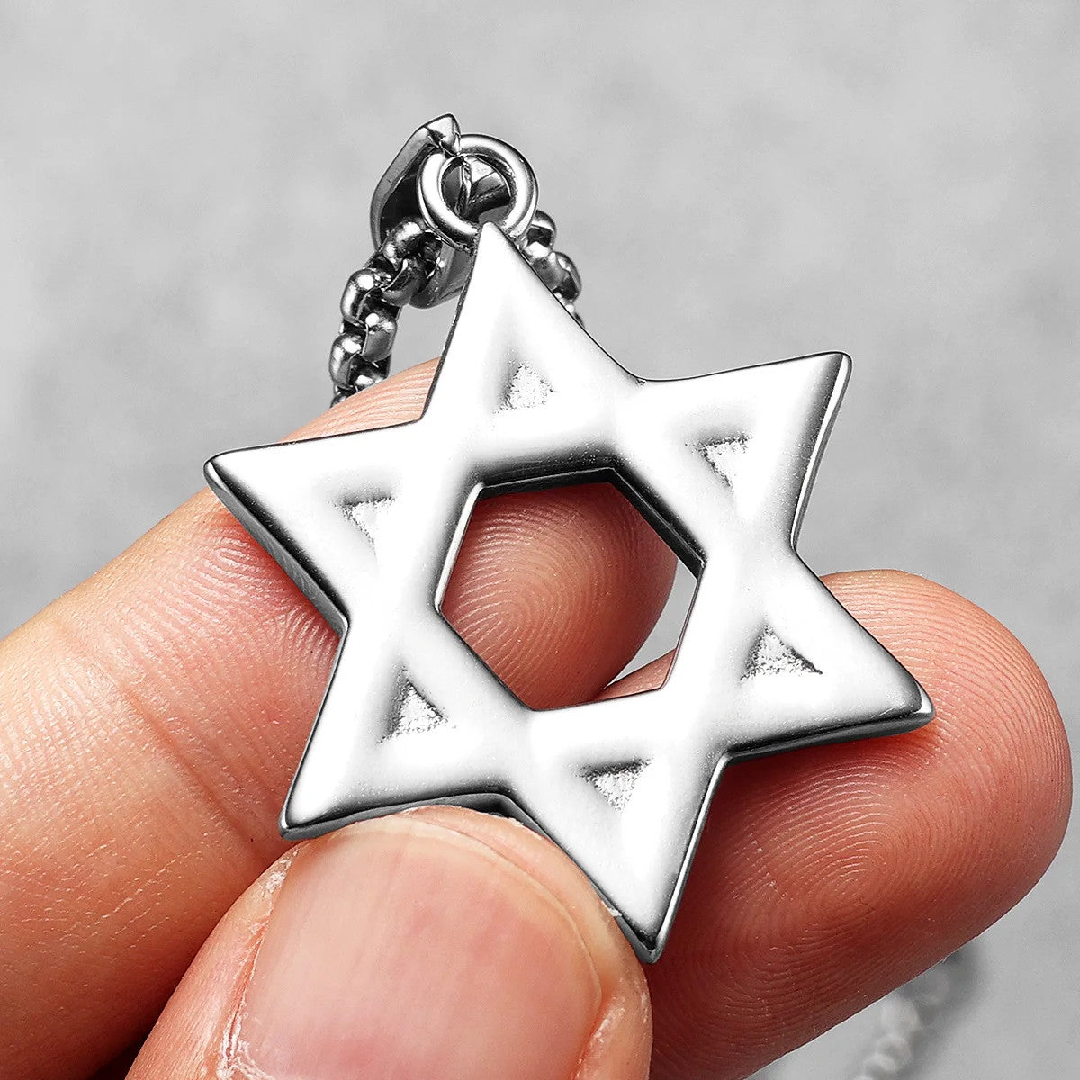 Star Of David | 316L No Fade Designer Judaism Solomon's Seal Stainless Steel Pendant