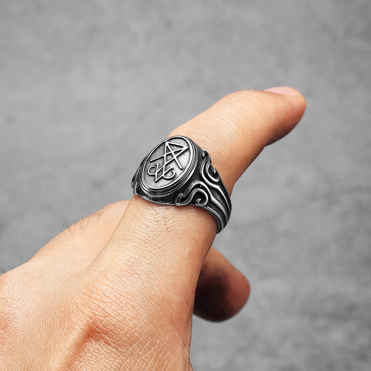 Satan | Lucifer Devil 316L Stainless Steel Men's Street Style No Fear Rings