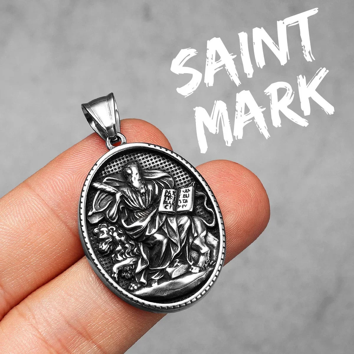 Saint John | 316L No Fade Stainless Steel Powerful Amulet Spiritual Chain Pendant
