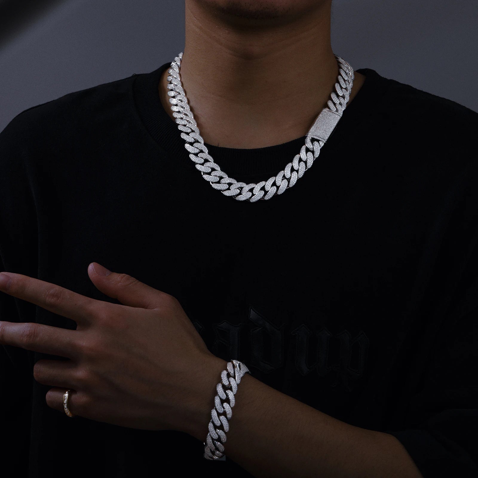 Cuban Luxury | 6mm -12mm Iced Blinged Out Moissanite Diamond 925 Silver Miami Cuban Link Chain