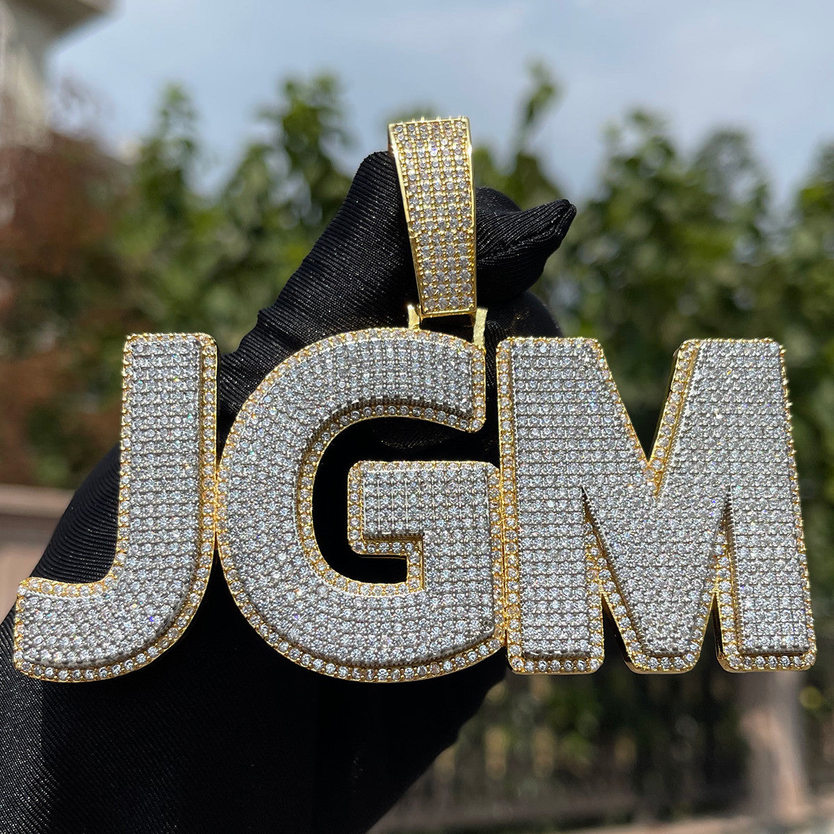 IcedGrail | Personalized Prong Set VVS Diamond CZ Custom Made Hip Hop Pendant