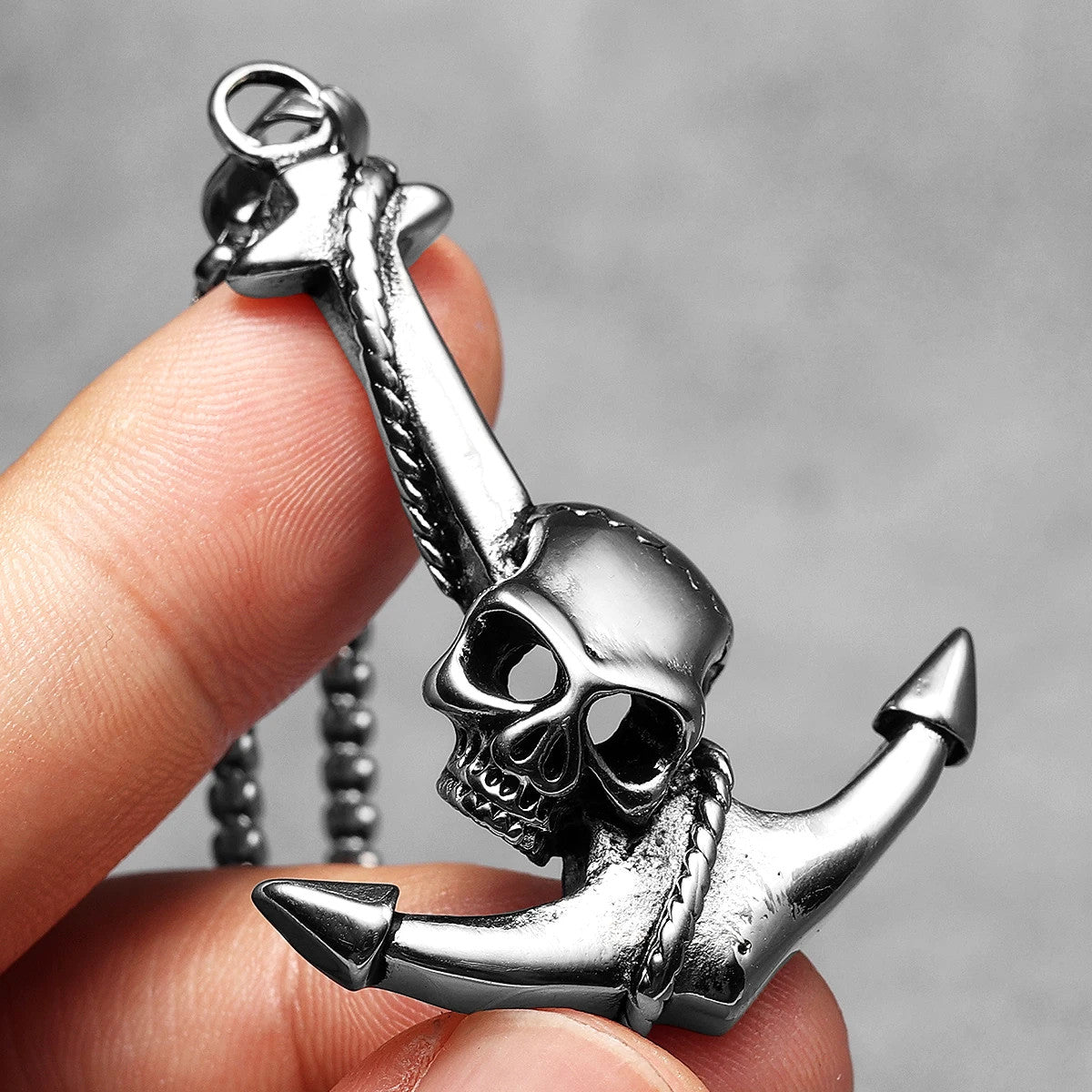 Mutiny Anchor | 316L No Fade Stainless Steel Nautical Street Wear Men's Pendant