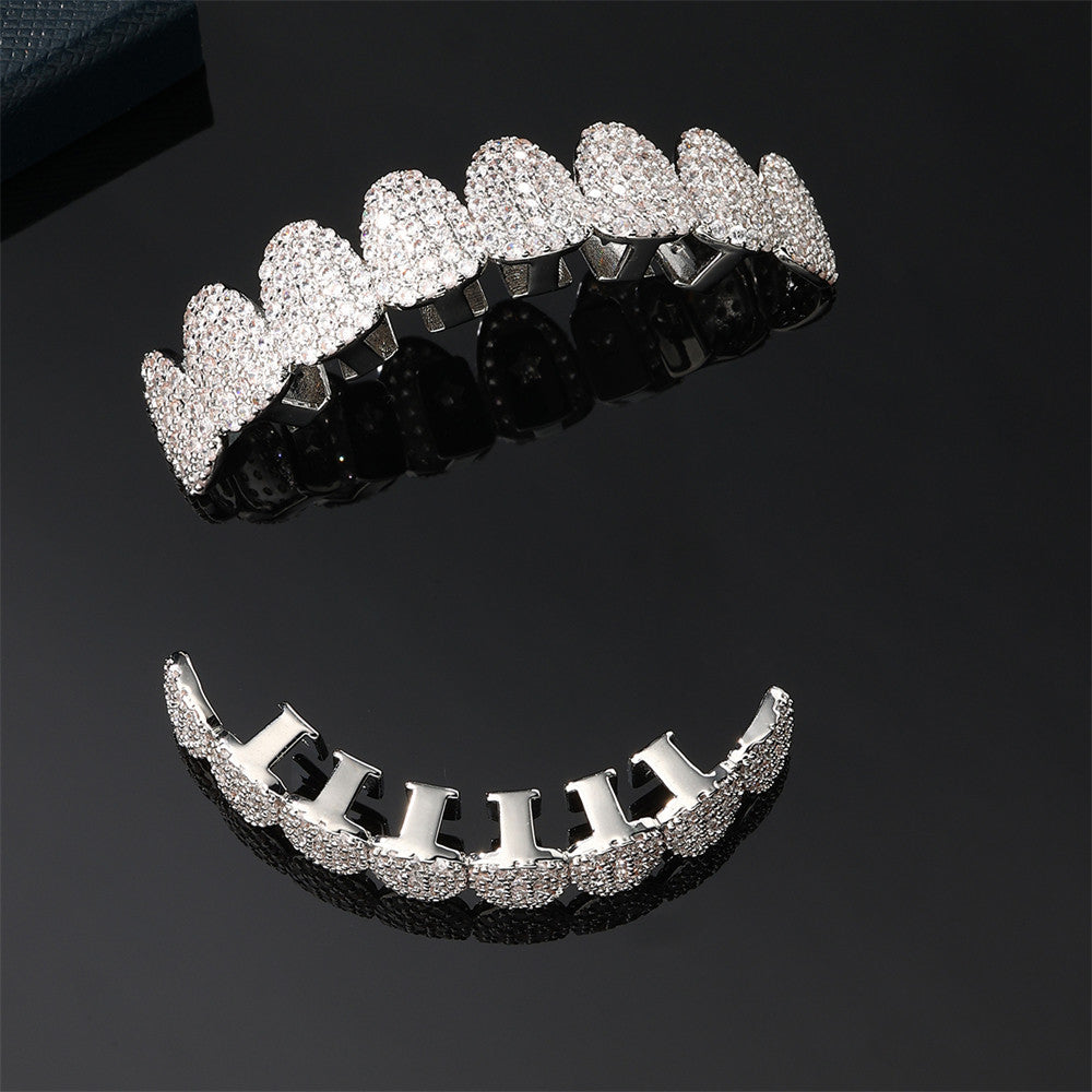 Mouth Spark | Heavy Iced VVS Diamond CZ Blinged Out Hip Hop Grillz