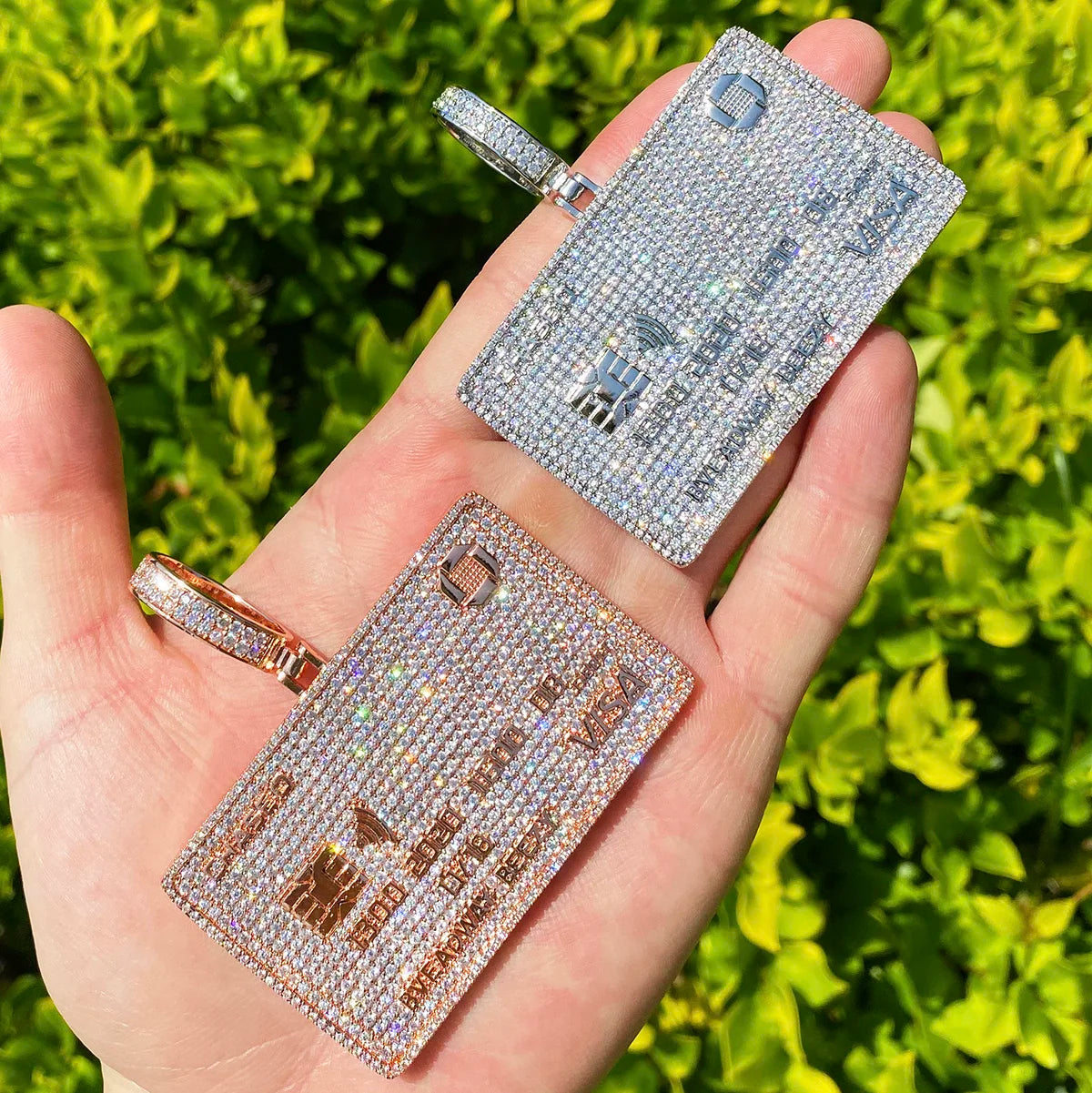 Money Master | VVS Diamond CZ Iced Blinged Out Credit Card Hip Hop Pendant