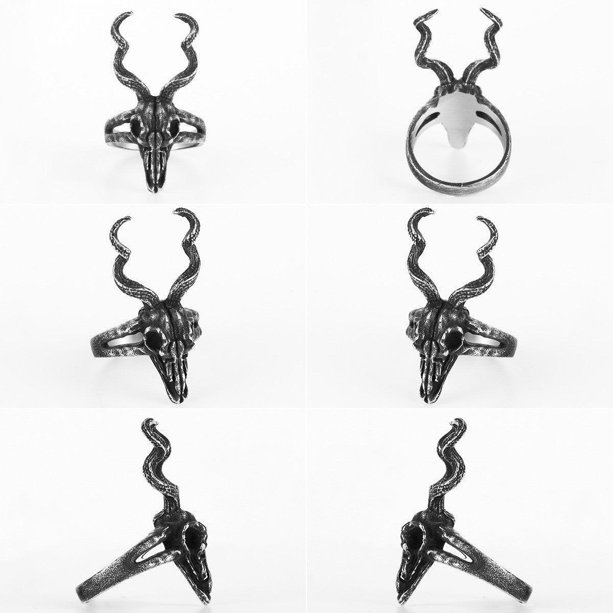 Reindeer Skull | Solid Stainless Steel Unique Personality Streetwear Rings