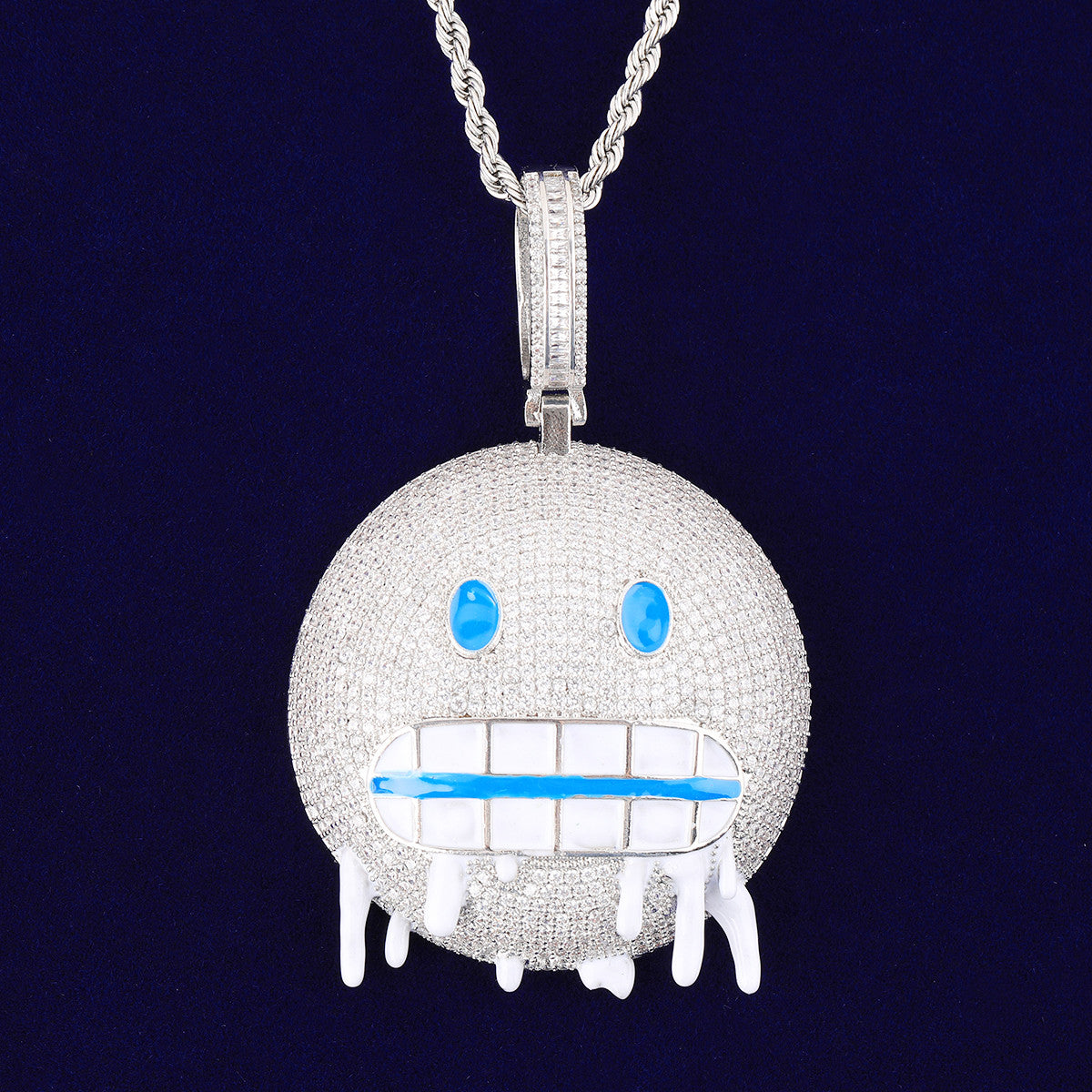 I'm Too Cold | VVS Diamond CZ Cold Emoji Hip Hop Pendant