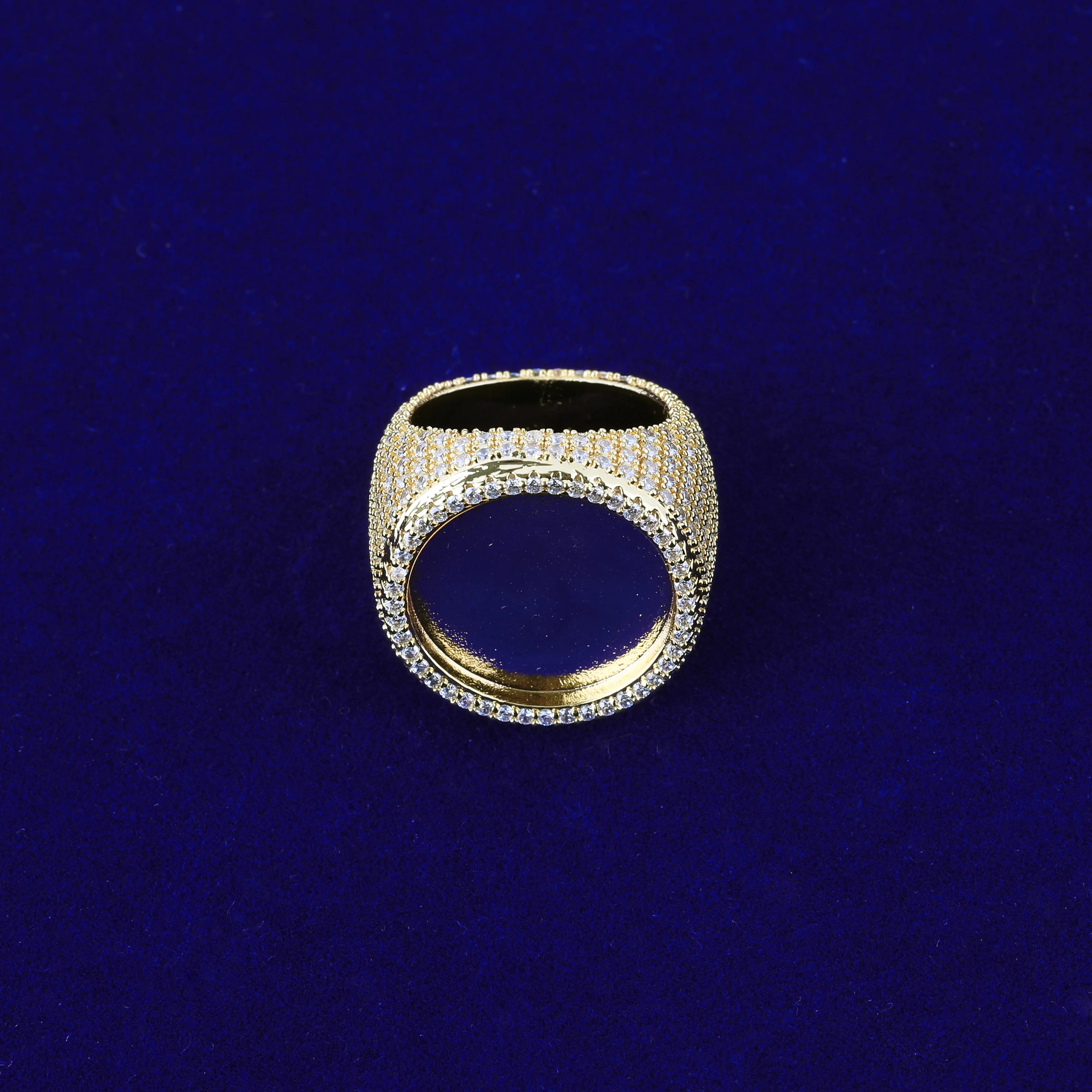 The Unforgettable | Prong Set VVS Diamond CZ Custom Made Photo Hip Hop Ring