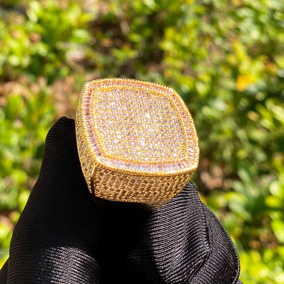 Thot Trap | VVS Diamond CZ Iced Blinged Out Baguette Pave Hip Hop Rings