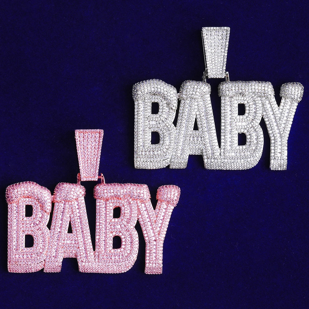 Baby Snow Cap | 5AA+ VVS Diamond CZ Iced Blinged Out Hip Hop Pendant