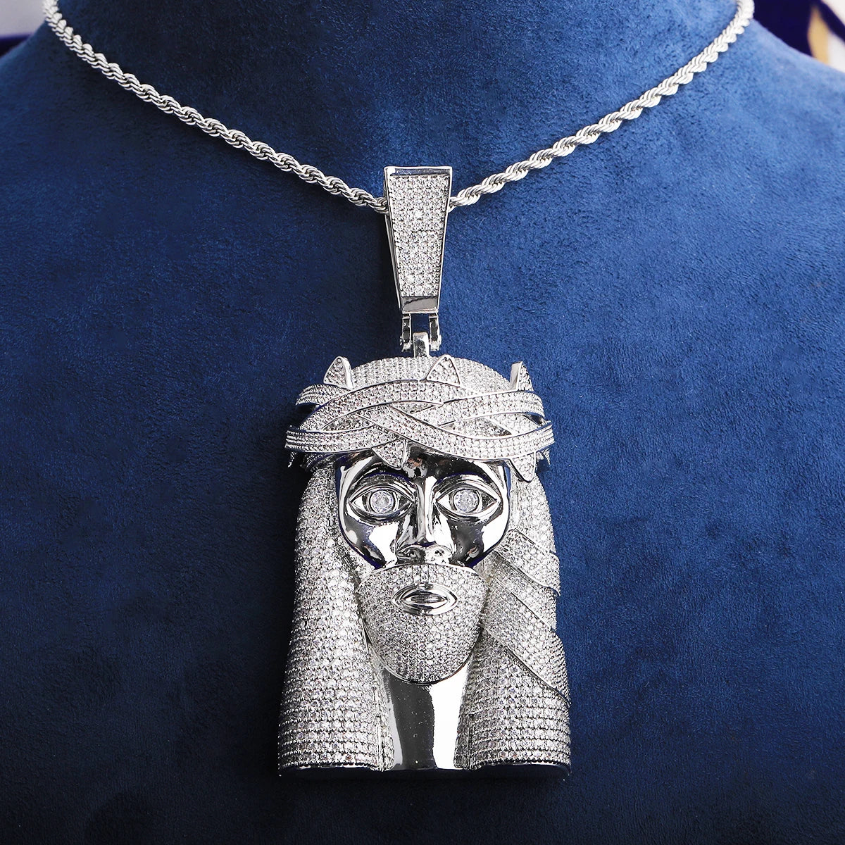 Super Jesus | VVS Diamond CZ 5AA+ Luxury Hip Hop Jesus Piece Pendant