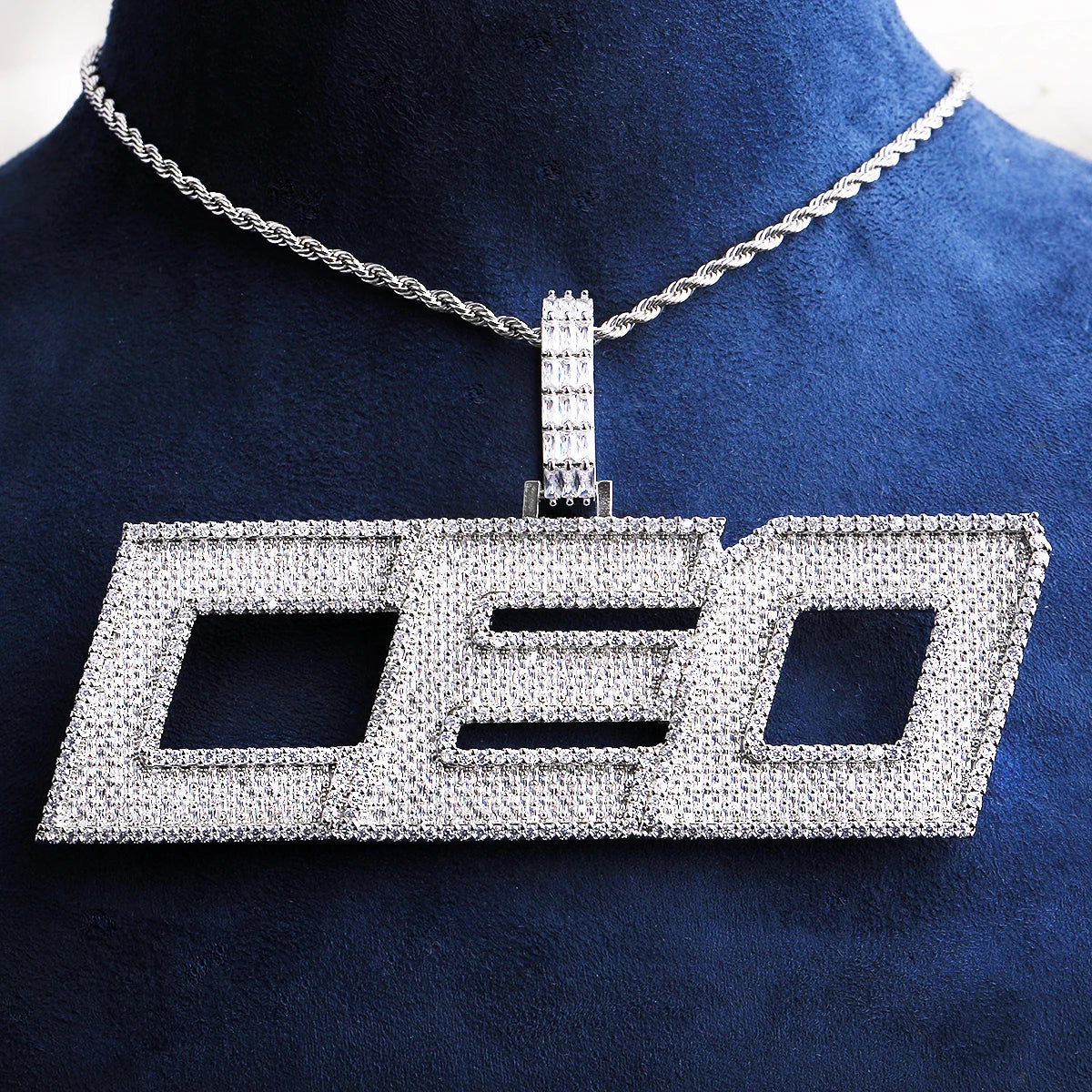 LaZer Cut | VVS Diamond CZ 5AA+ Luxury Custom Made Nameplate Hip Hop Pendant