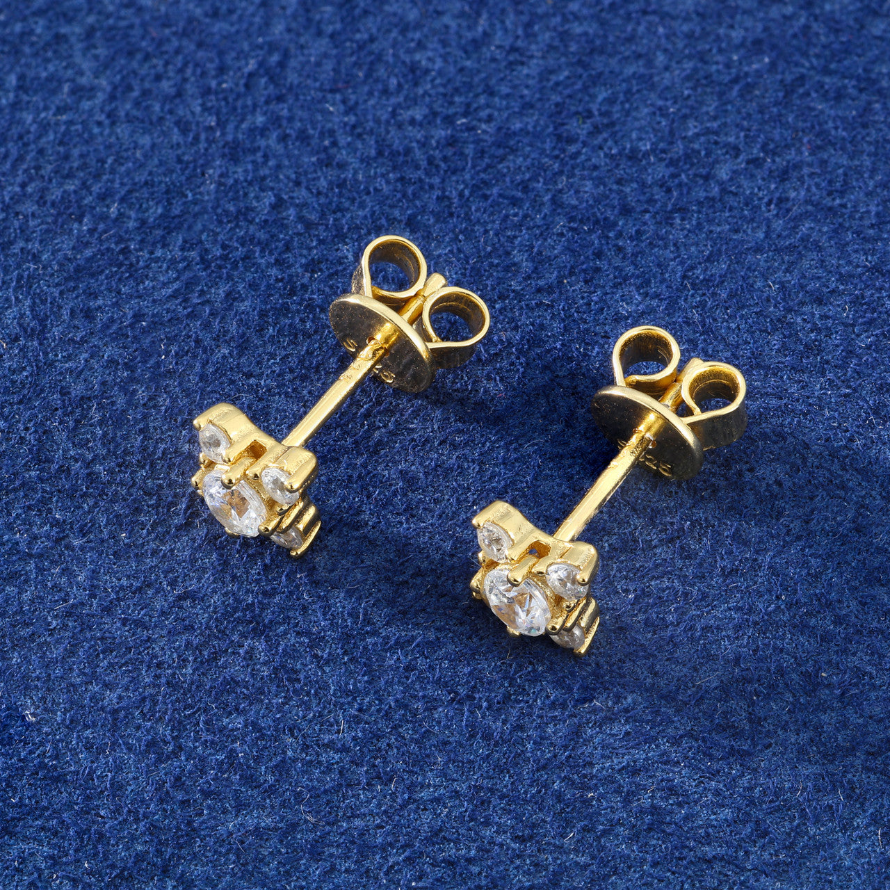 Star Shine | 925 Sterling Silver Moissanite Diamond Shinning Star 18k Gold Hip Hop Earrings