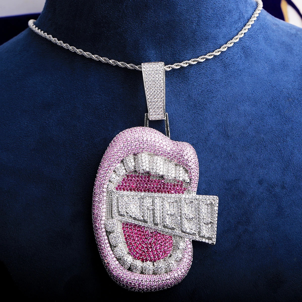Loud Cap | VVS Diamond CZ KHEEE Meme Iced Blinged Out Hip Hop Chain Pendant