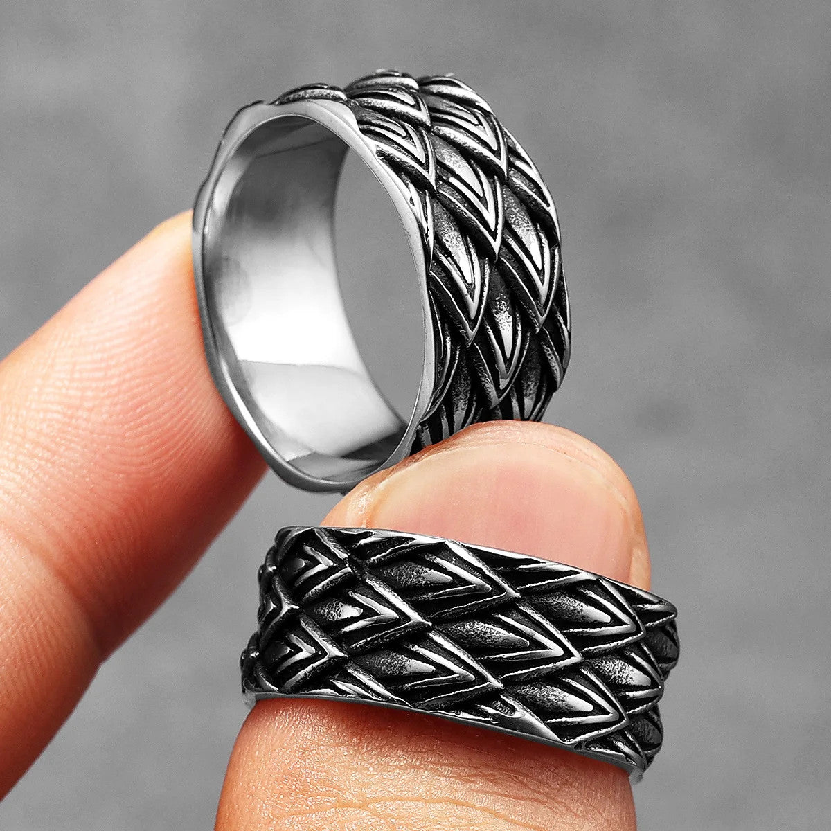 Unique Eagle Feather | 316L No Fade Stainless Steel Street Wear Men's Fashion Rings