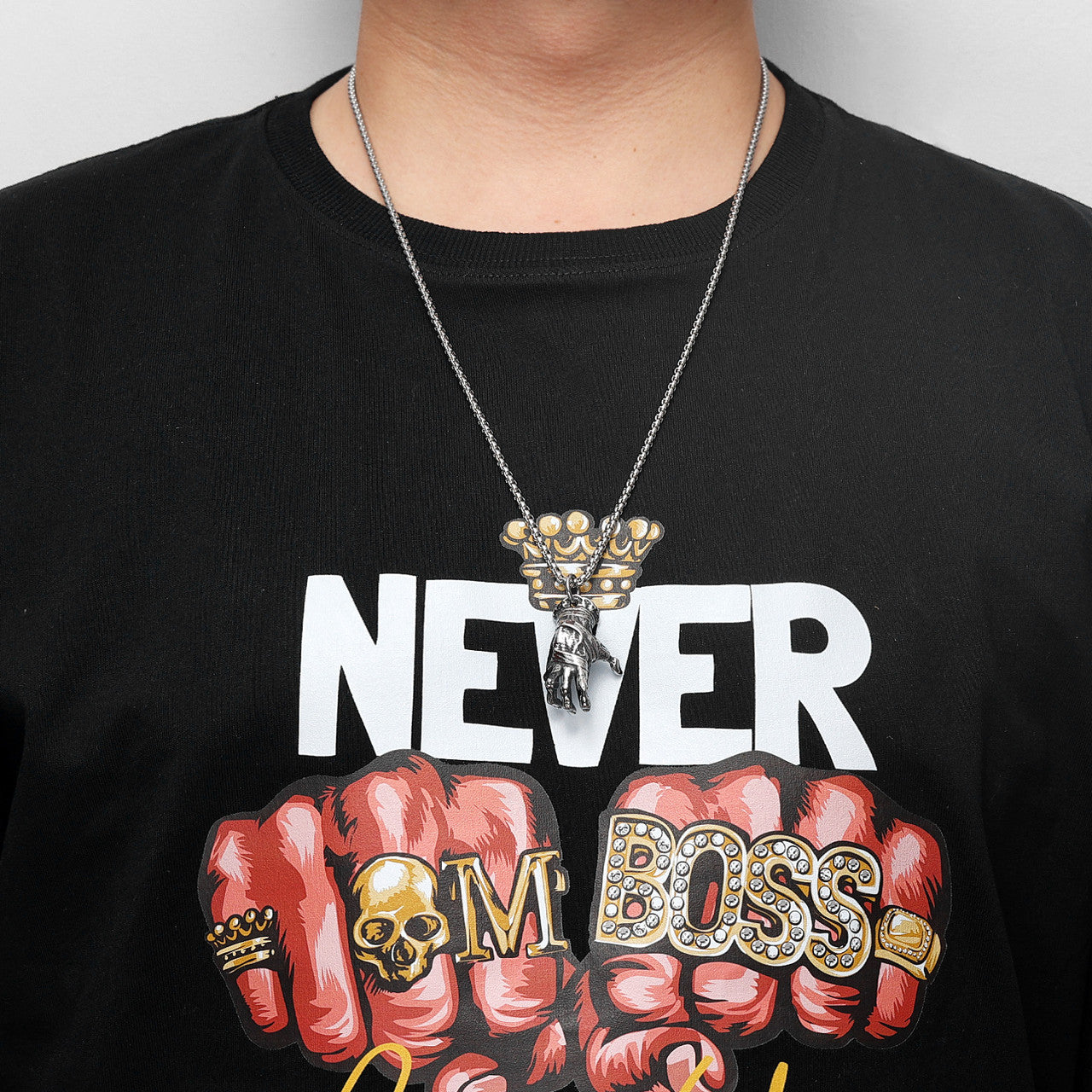 Devil's Hand | No Fade Stainless Steel Unique Personality Street Style Pendant