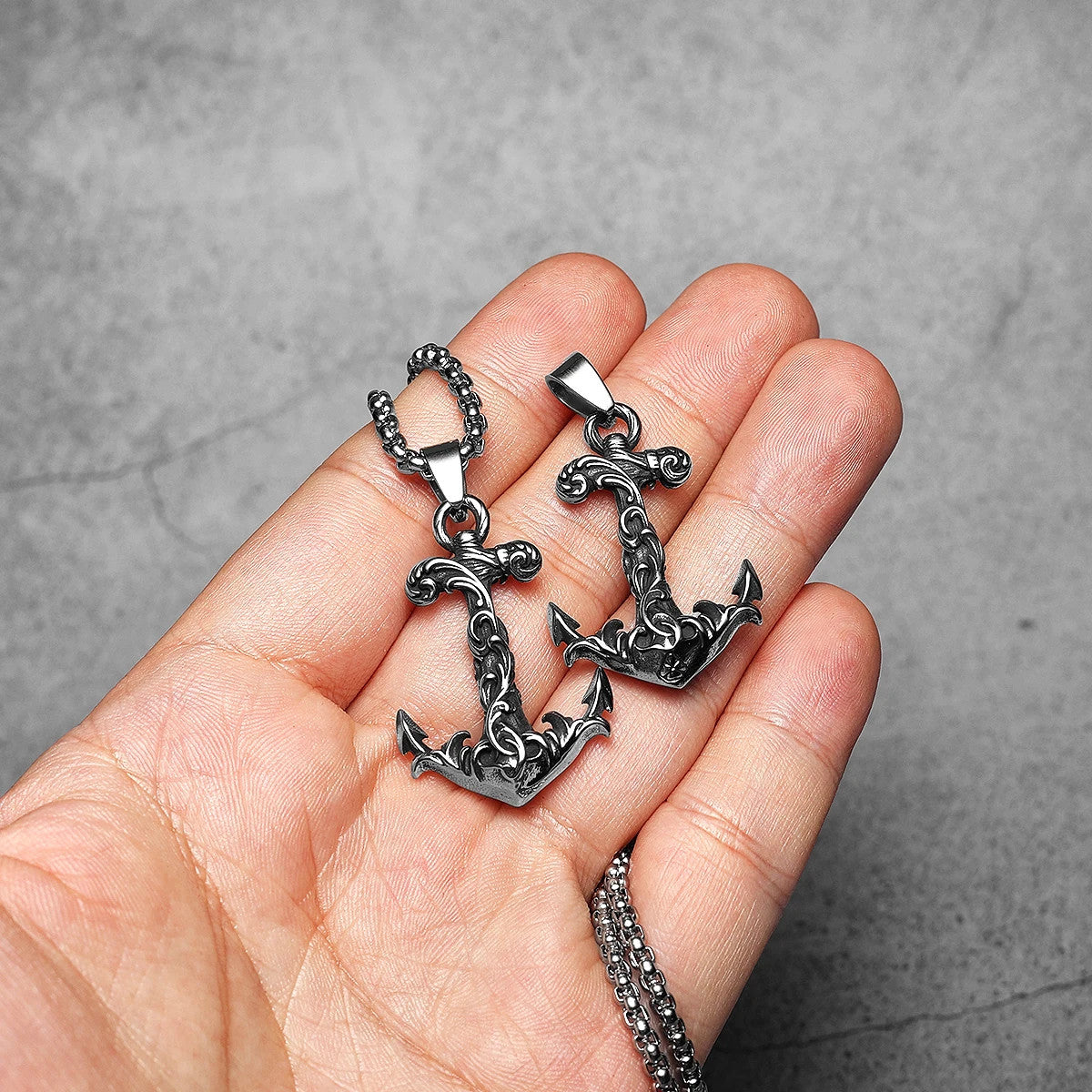 Waves Of The Sea | 316L No Fade Stainless Steel Anchor Designer