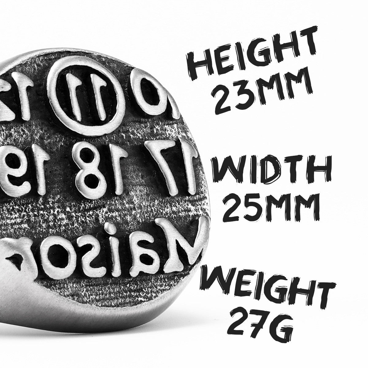 Lucky Number Eleven | Unique Personality No Fade Stainless Steel Streetwear Rings