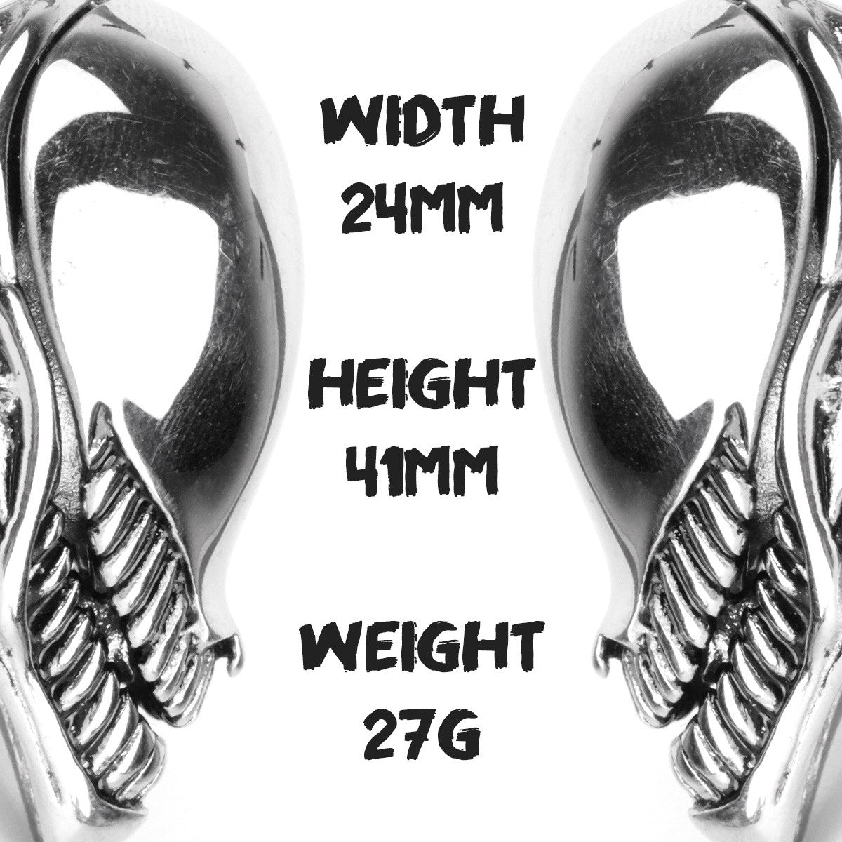 Venom | 316L No Fade Stainless Steel Mens Venom Domineering Street Wear Ring