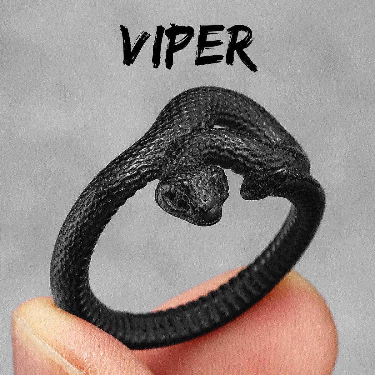 Snake Collection ll | No Fade 316L Solid Stainless Steel Men Snake Rings