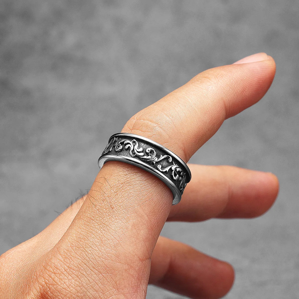 The Wreath | 316L No Fade Stainless Steel Designer Style Flower Wreath Ring