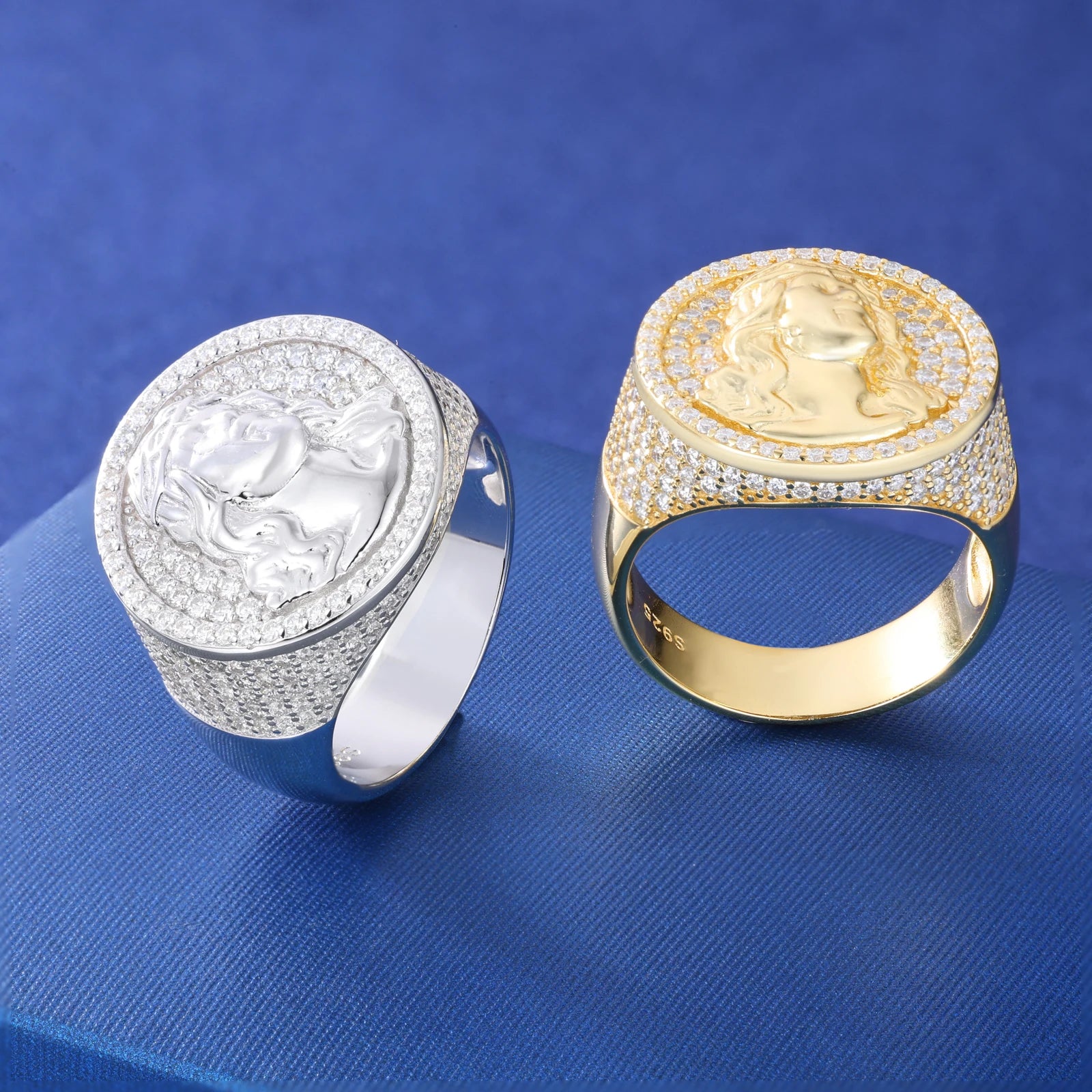 Jesus the Don | Genuine Moissanite Diamond Sterling Silver Jesus Rings