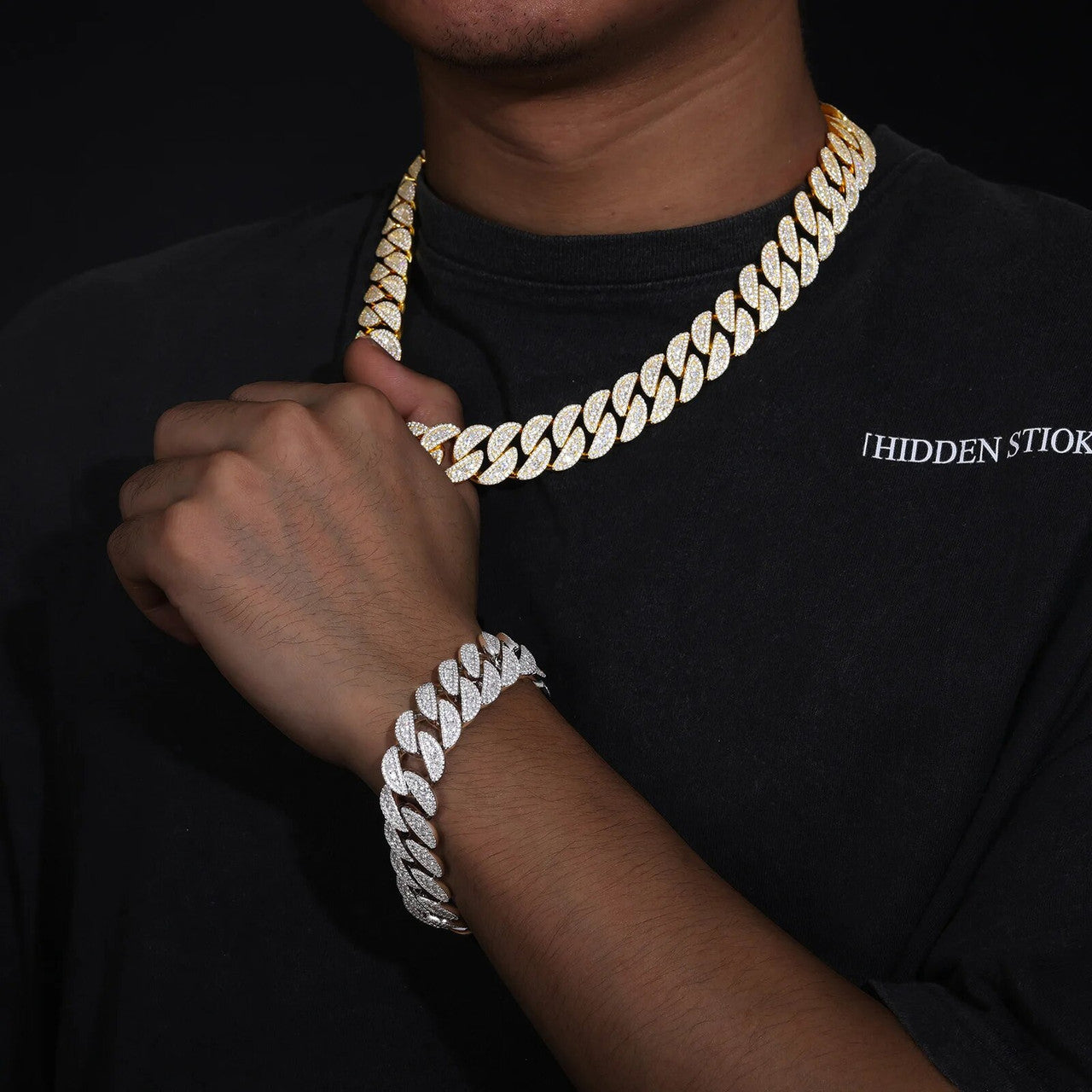 The Diamond Stepper | Moissanite Cuban Link Hip Hop 925 12mm-22mm Chains Bracelets