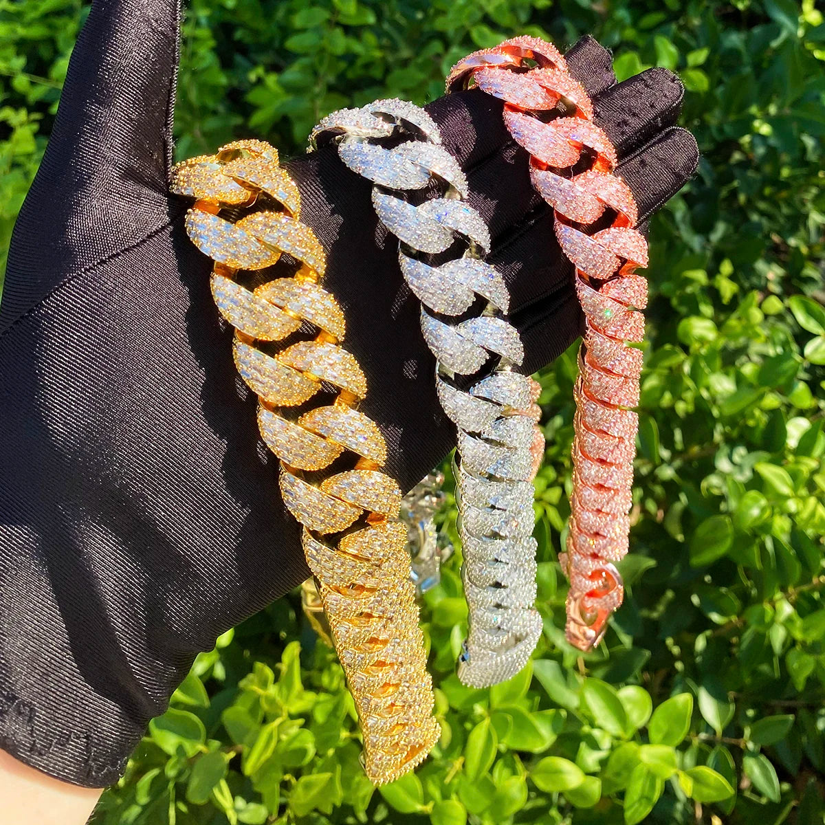 Baguette Street | VVS Diamond CZ Iced Bling Out Designer Cuban Link Chain Necklace