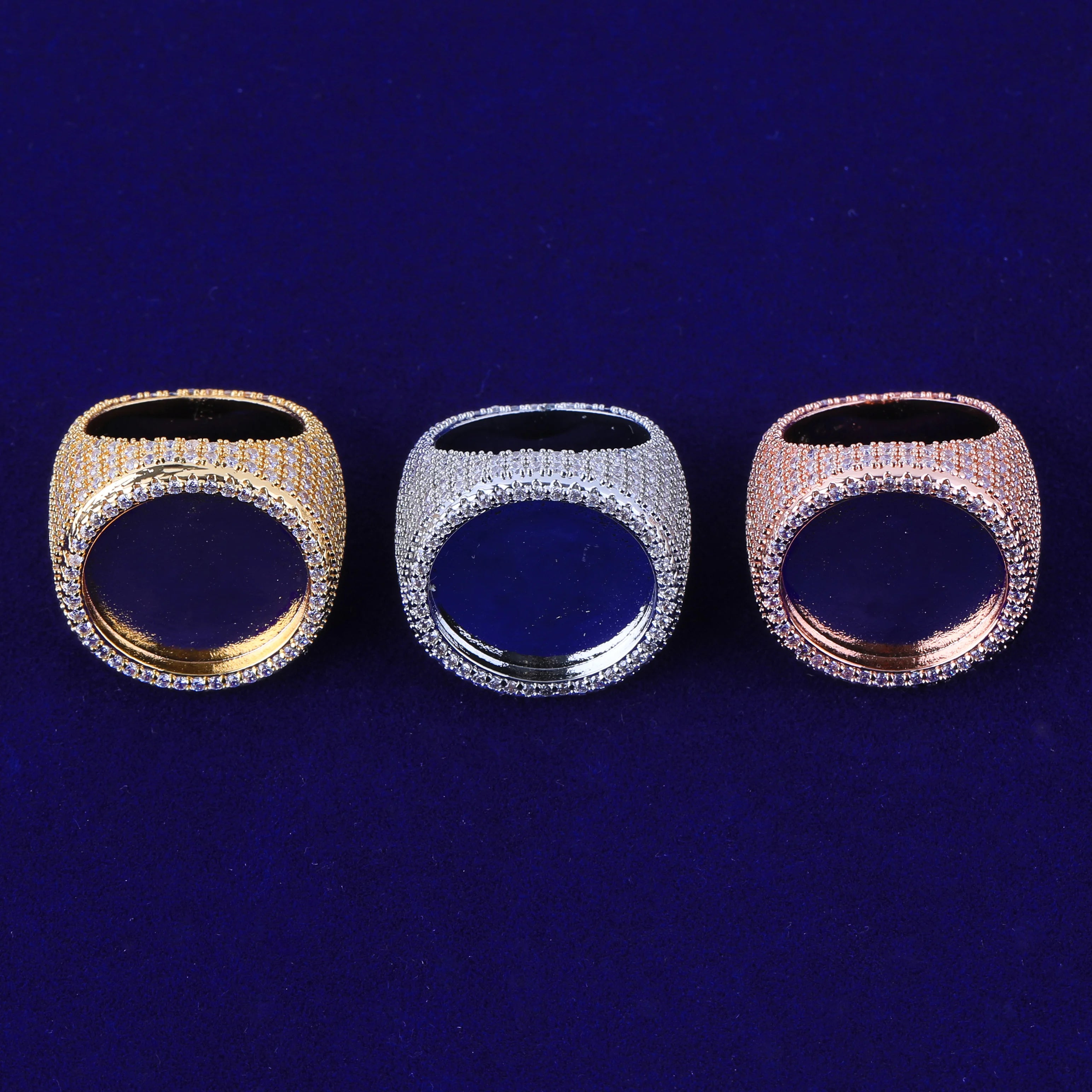 The Unforgettable | Prong Set VVS Diamond CZ Custom Made Photo Hip Hop Ring