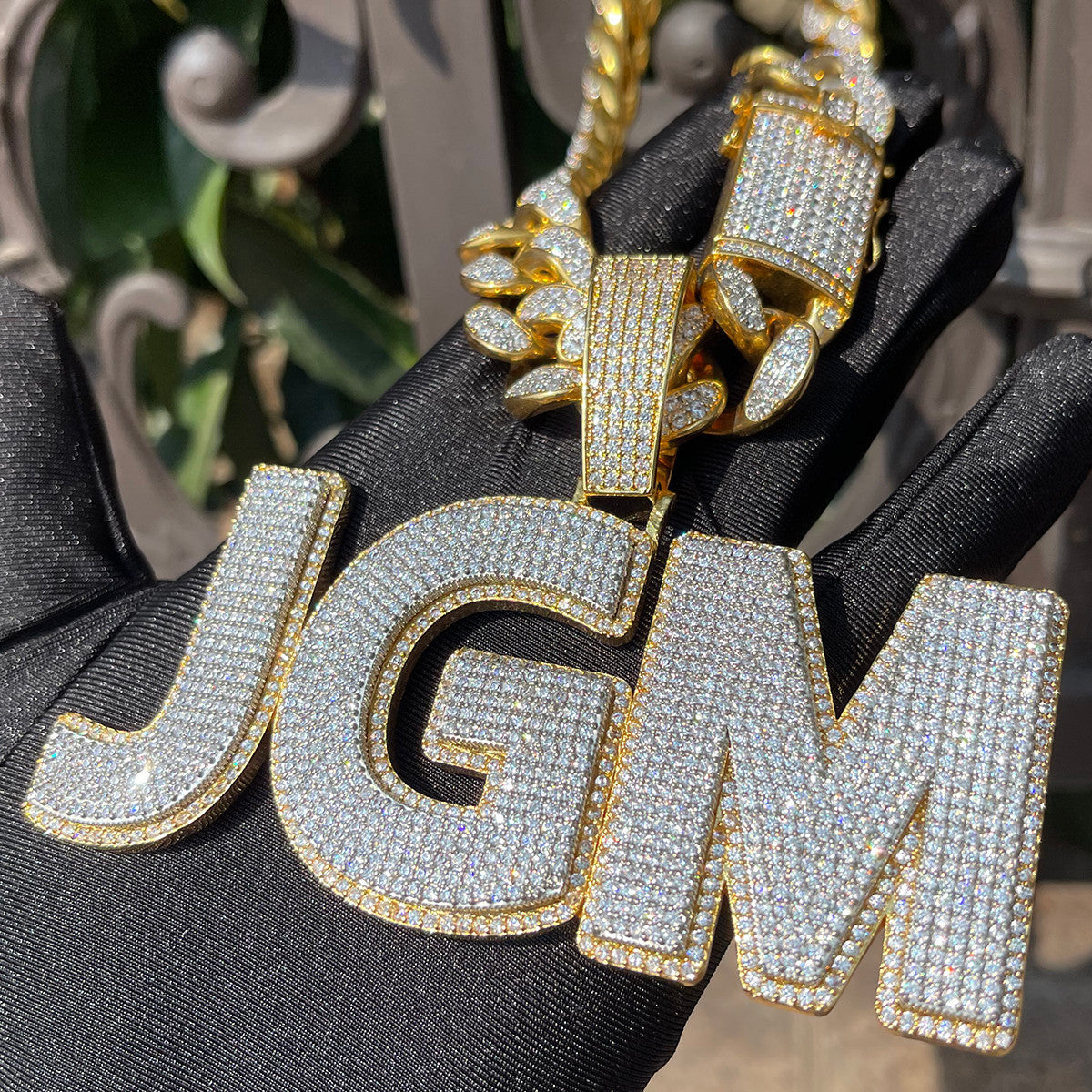 IcedGrail | Personalized Prong Set VVS Diamond CZ Custom Made Hip Hop Pendant