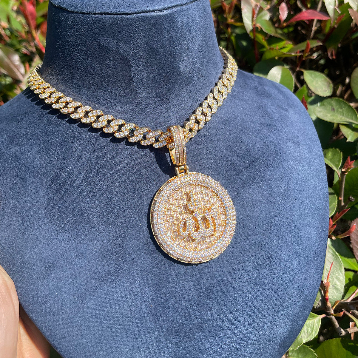 The Opulent Allah | VVS Diamond CZ Baguette Hip Hop Spiritual Pendant