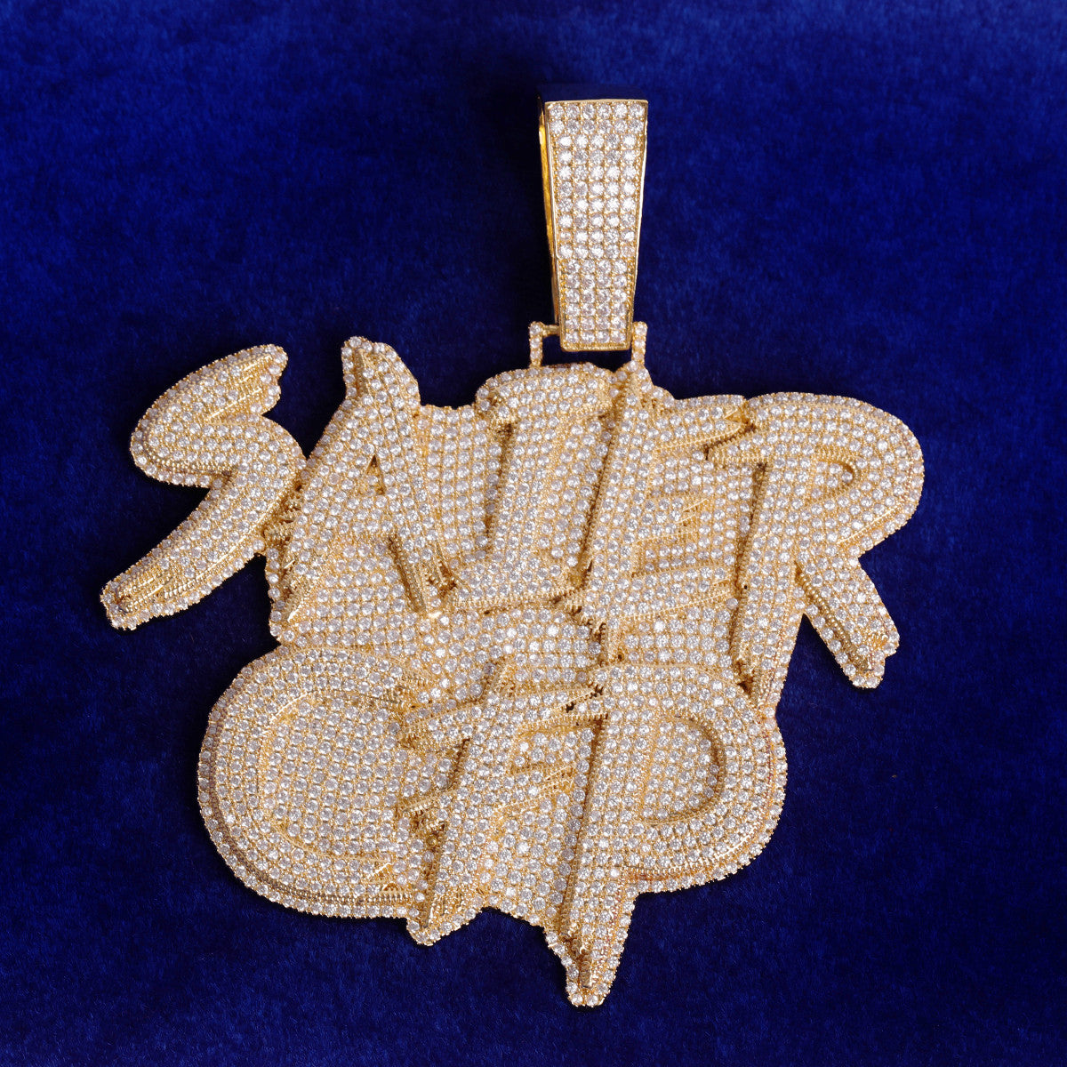 Street Ice Masterpiece | Nameplate Graffiti Art Hip Hop Pendant