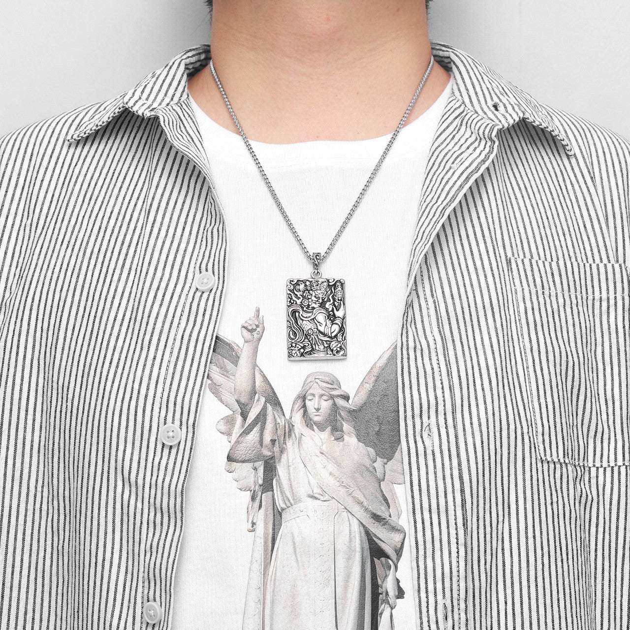 Evil Spirit | 316L No Fade Stainless Steel Buddhism Exorcism Spiritual Ritual Pendants