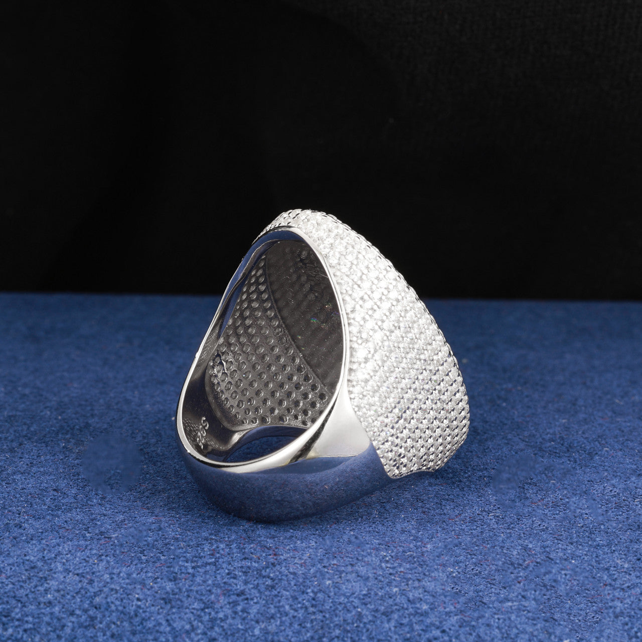 Precious Moments | Solid Sterling Silver Moissanite Diamond Hip Hop Photo Memory Rings