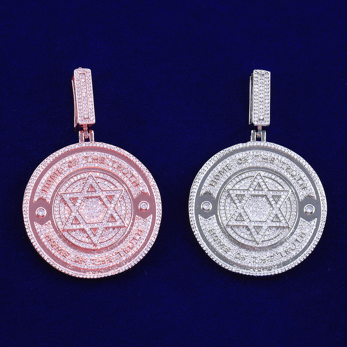 The Truth | VVS Diamond CZ 6 pointed Star of David Hip Hop Pendant Chain