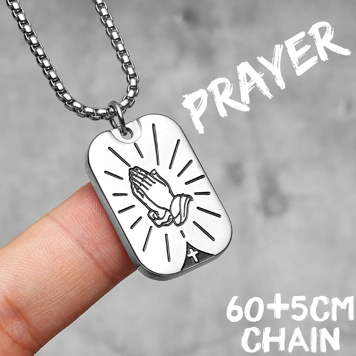 Prayer Changes Things | 316L No Fade Stainless Steel Hip Hop Cross Pendant Collection