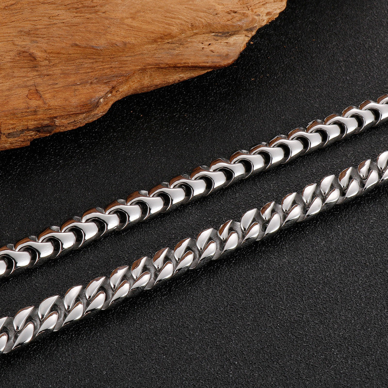 RoyalArgent | Men's Stainless Steel Royal Bone Cuban Link Chain